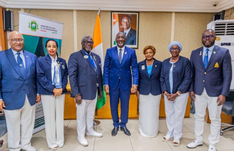 Rencontre historique entre le gouverneur du lions club et la Côte d&rsquo;Ivoire pour accélérer le pnd 2026-2030