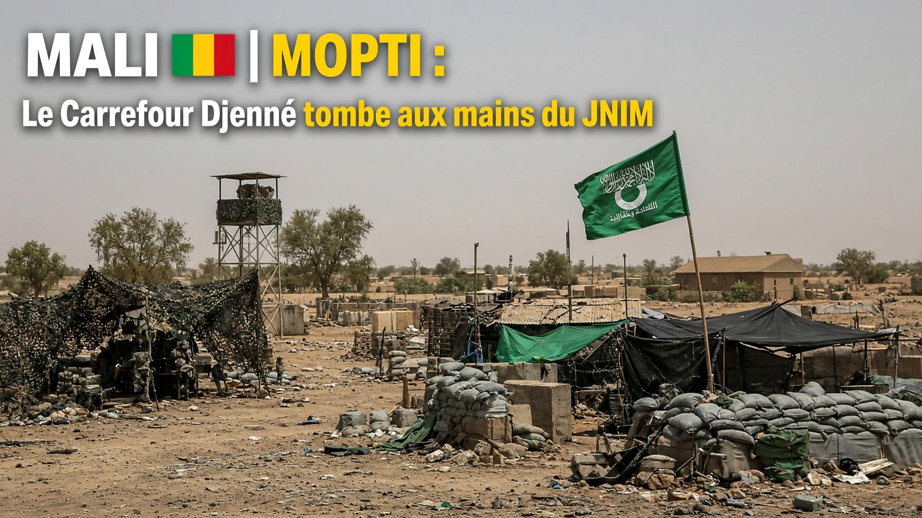 Décryptage : ce que la chute du carrefour de Djenné révèle vraiment sur l’étau qui étouffe Mopti