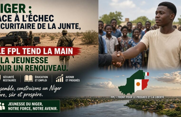 Niger : anatomie d&rsquo;un appel du FPL qui mise tout sur la jeunesse face à la junte