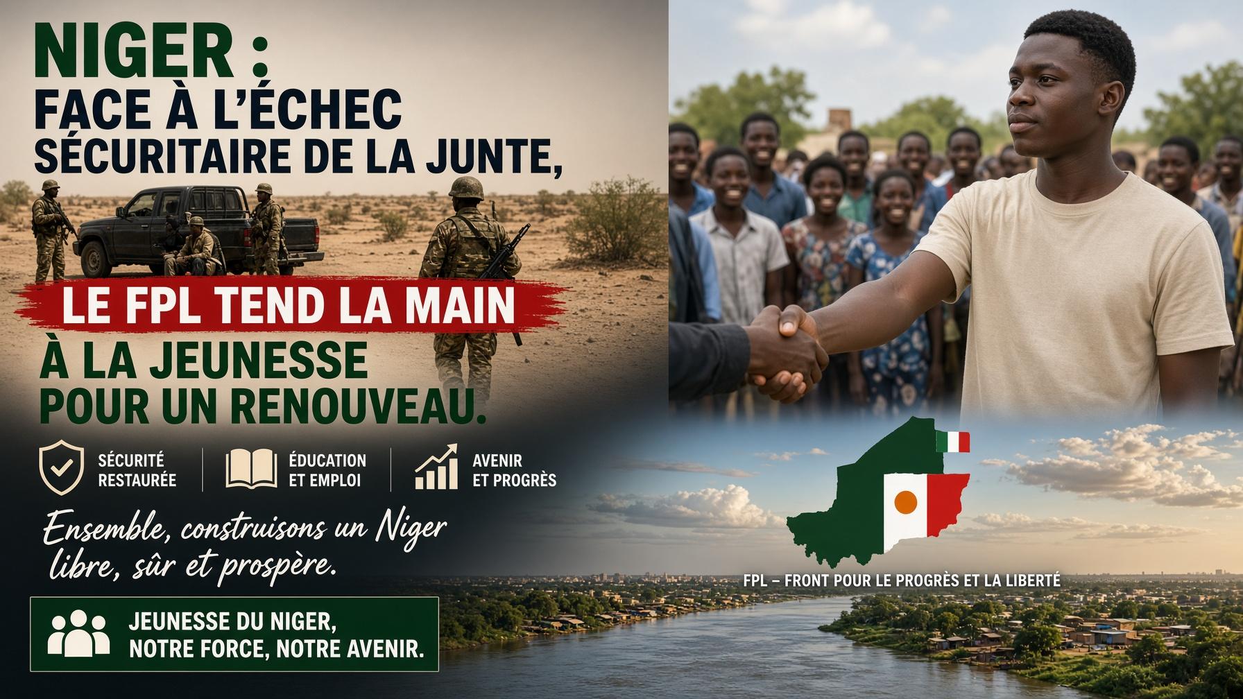 Niger : anatomie d&rsquo;un appel du FPL qui mise tout sur la jeunesse face à la junte