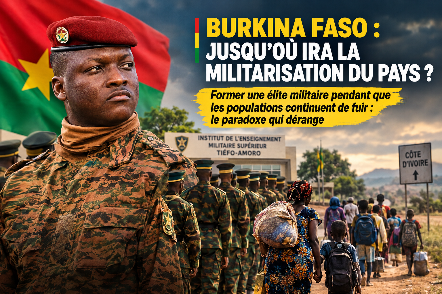 Derrière la nouvelle école militaire du Burkina Faso : l&rsquo;engrenage que personne ne veut nommer