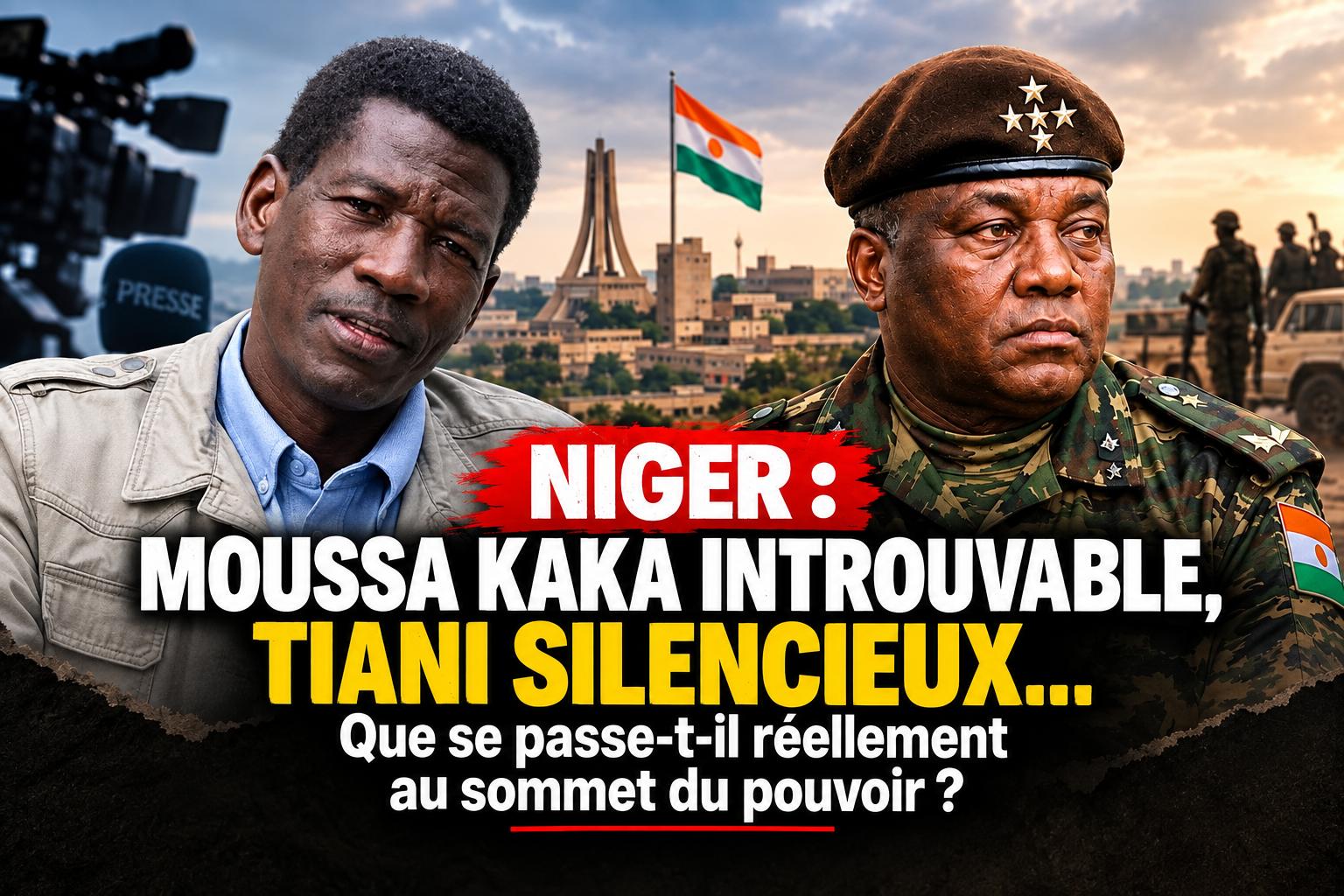 Niger : disparition de Moussa Kaka et silence du général Tiani, les questions qui inquiètent