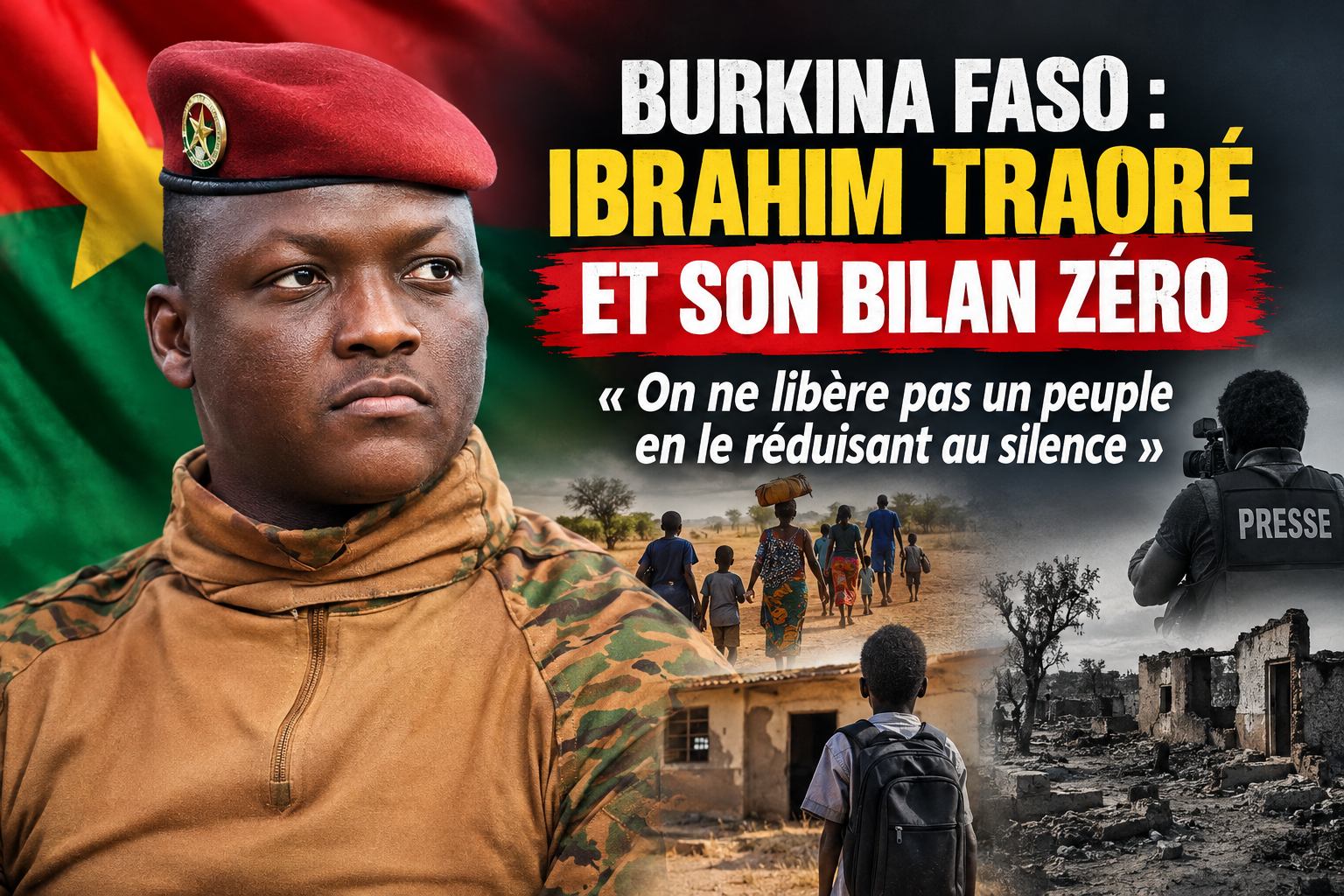 Burkina Faso : radiographie d&rsquo;un bilan officiel à l&rsquo;épreuve des faits
