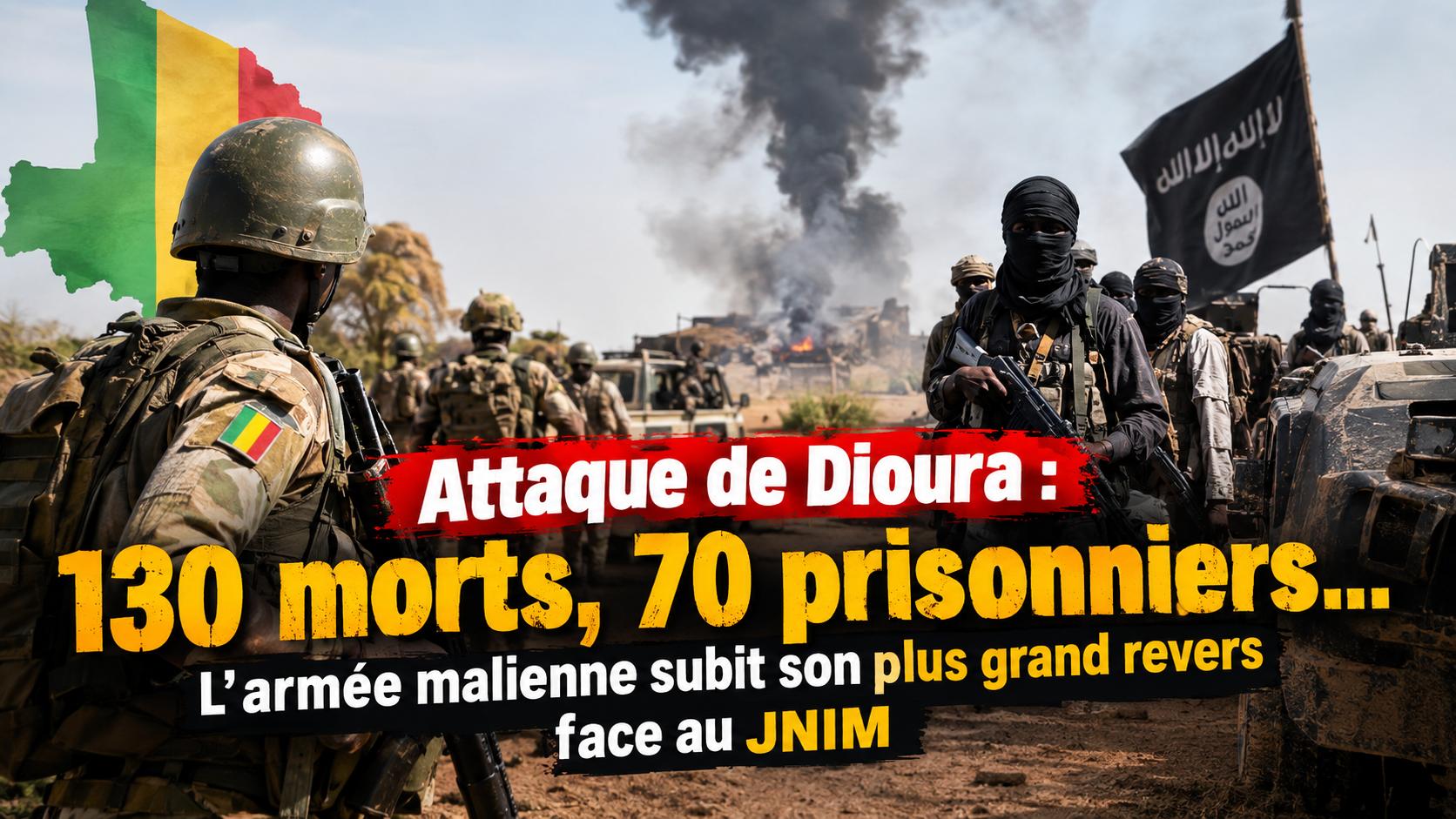 Mali : le camp militaire de Dioura subit une attaque dévastatrice du JNIM